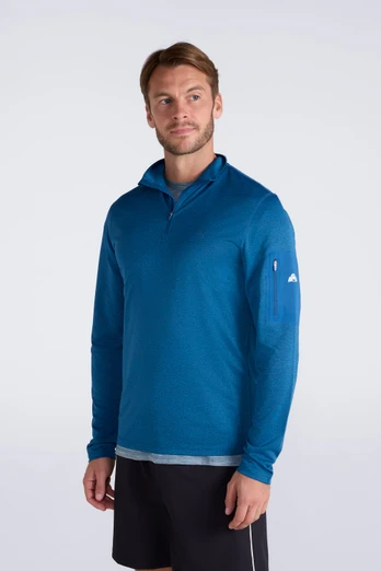 EMS Pioneer Mens Lightweight Midlayer - Blue