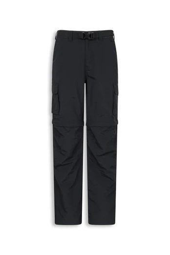 EMS Camp Cargo Womens Zip-Off Pants Short Length - Black