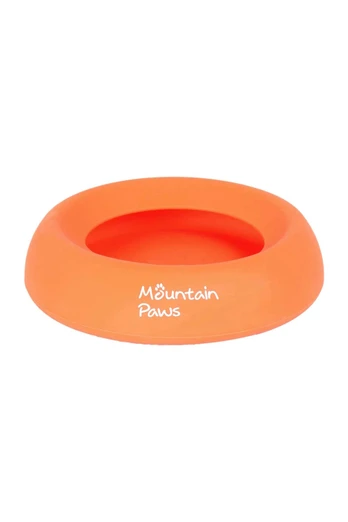 Silicone Splashproof Pet Dog Bowl - Orange