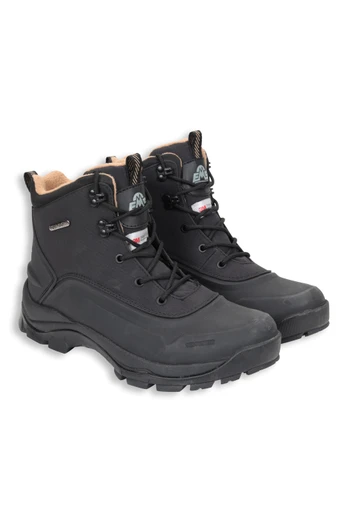 Bottes de neige thermiques imperméables pour femme EMS Snowfall - Noir