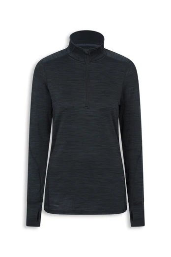 EMS Womens Atlas Grid 1/4 Zip - Anthracite