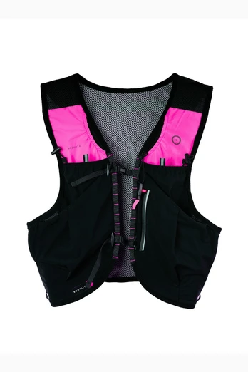 Reflective Unisex Trail Running Hydration Vest - Neon Pink