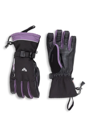 EMS Nordlight Extreme Womens Merino Lined Waterproof Ski Gloves - Purple