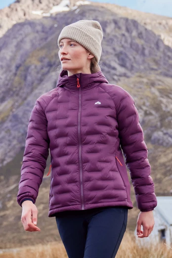 EMS Atmos Hybrid Womens Padded Packable Jacket - Purple