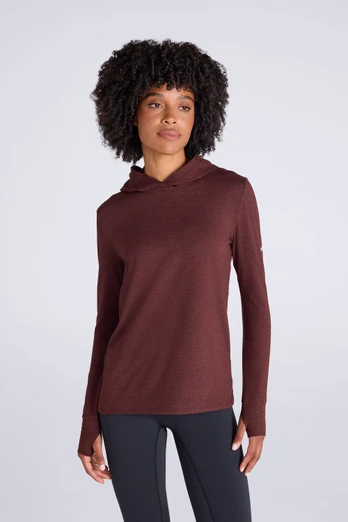 EMS Strive Active Long Sleeve T Shirt - Dark Brown