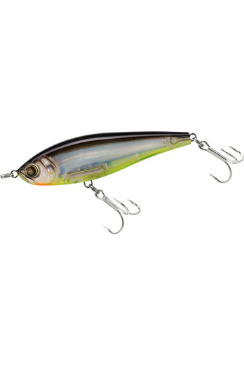 3D Inshore Twitchbait SS Fishing Lure 110mm 30g - Black Silver Chartreuse