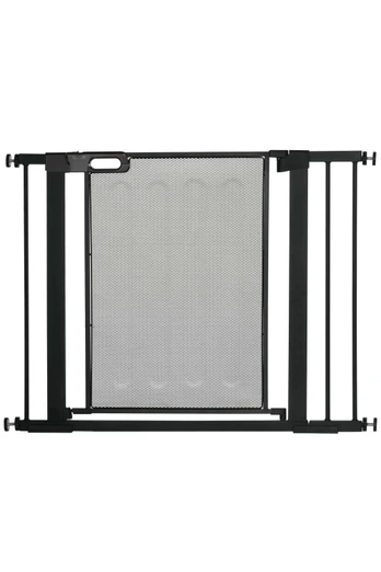 Pressure Fit Dog Gate with Auto Close - Black
