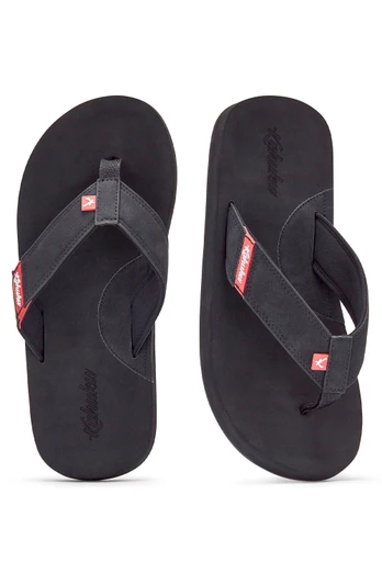 Slaps Mens Flip-Flops - Black
