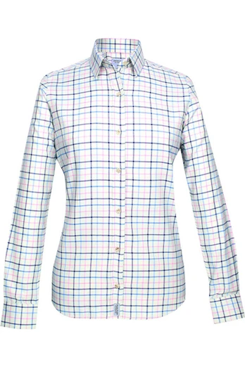 Countryman Womens Checked Shirt - Navy