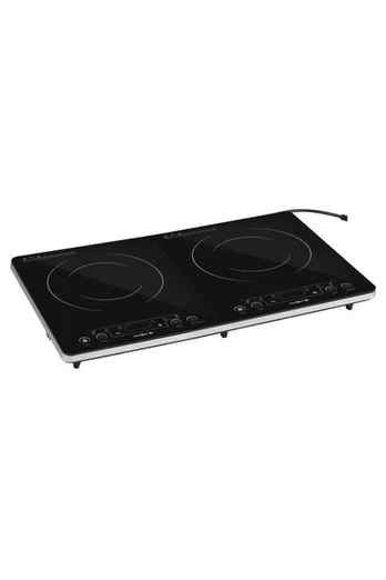 Hot Point Induction Double Hot Plate Cooker - Black/Silver