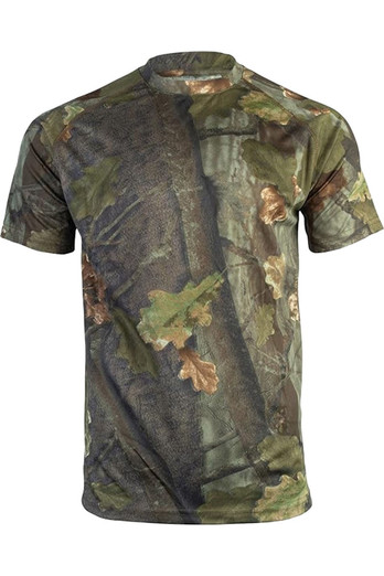 Mens Oak Leaf T-Shirt - Green/Brown