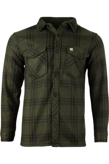 Mens Checked Shirt - Green