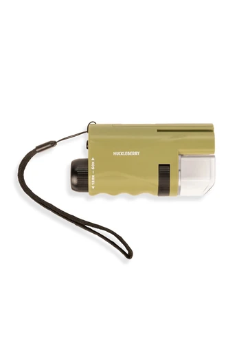 Huckleberry Childrens Pocket Microscope 60x-120X - Green