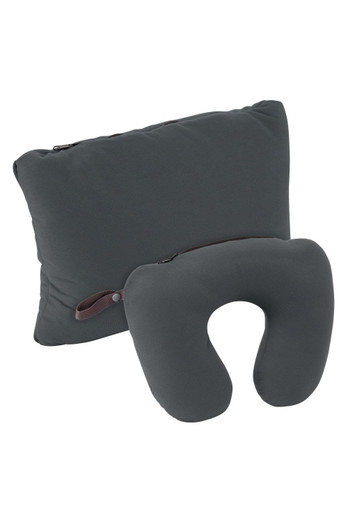 Deluxe 2-in-1 Travel Neck & Sleep Pillow - Black