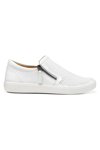 Daisy Women's Regular Fit Leather Trainer - White