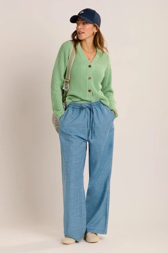 Mistren Womens Cardigan - Green