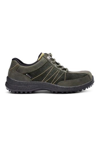 Mist Gore-Tex Women's Wide Fit Nubuck Shoe - Forest Green