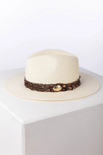 Helmsley Womens Hat Panama - Cream