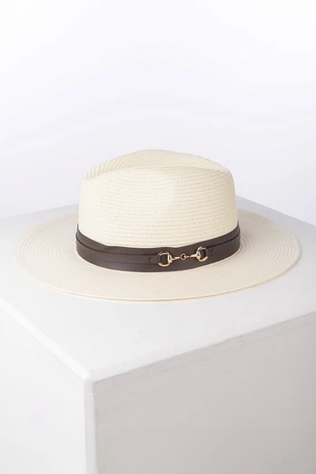 Aislaby Womens Hat Panama - Cream Snaffle