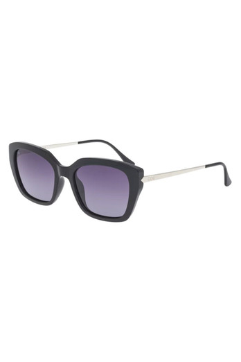 Gal Polarised UV400 Metal-PC Sunglasses - Black