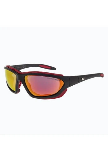 Unisex Mese UV400 Polarised Mirror Sunglasses - Red