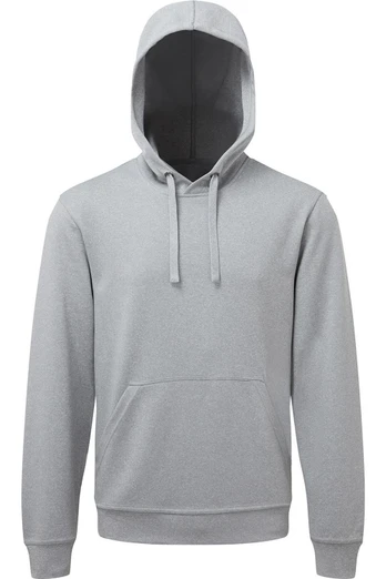 Spun Dyed Mens Hoodie - Grey Melange