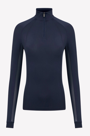Halle Womens Lightweight Base Layer Top - Navy