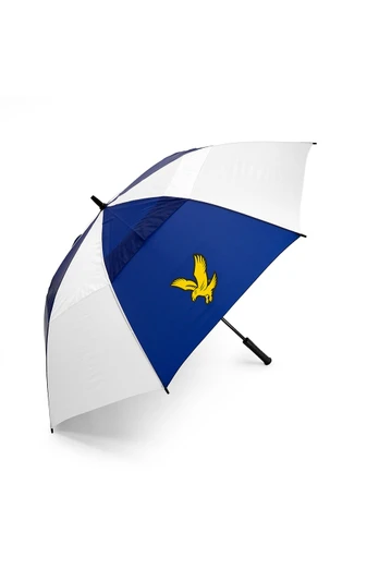 62-Inch Golf Umbrella - Blue / White