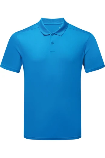 Ion-Charge Mens Panelled Polo Shirt - Sapphire