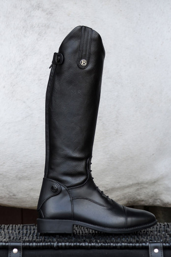 Como Piccino Unisex Child's Riding Boots - Black - Wide