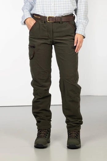 Danby Womens Shooting Trousers - Dark Olive