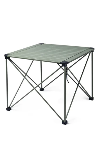 Casual Aluminium Folding Table - Medium - Pine Frost Green