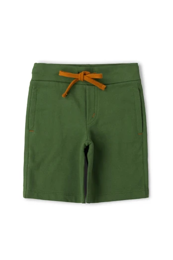 Woodland Comfy Kids Jogger Shorts - Green