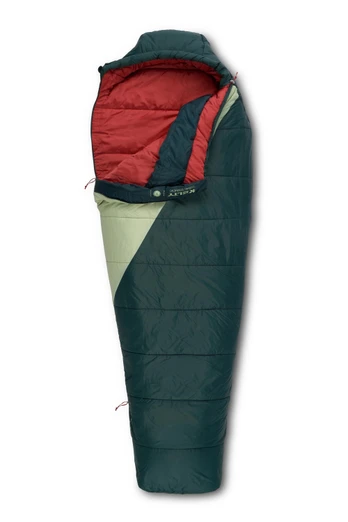 Women's Cosmic Synthetic 20°F (-7°C) Sleeping Bag - Regular - Green Gables/Laurel