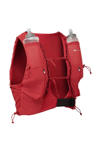 Gecko VP 5+ Running Vest Hydration System - Acer Red