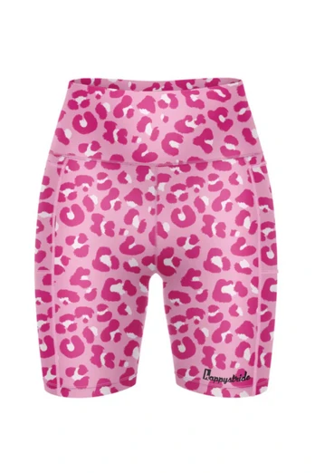 Womens Get Spotted Candy Fitted Shorts - Get spotted candy