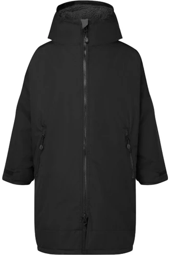Changing Kids Robe - Black/Charcoal
