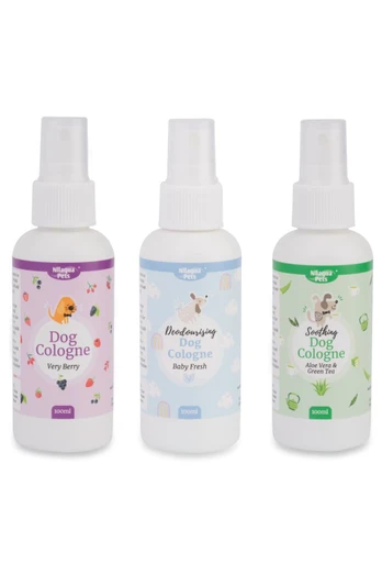 Dog Cologne Trio Soothing Aloe Vera, Baby & Berry - Multi