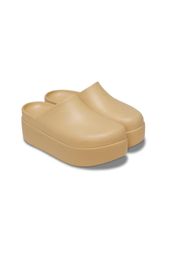 Female Dylan Platform Clog - Wheat