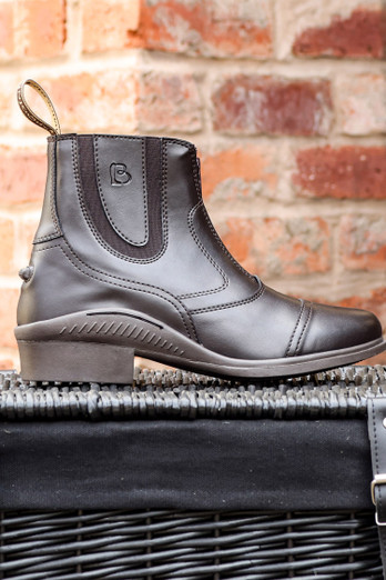 Burleigh Unisex Paddock Zip Boots - Brown