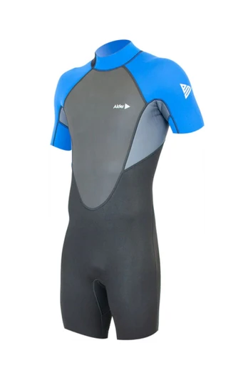 Impact Men's 3/2mm Back Zip Shorty Wetsuit - Royal Blue