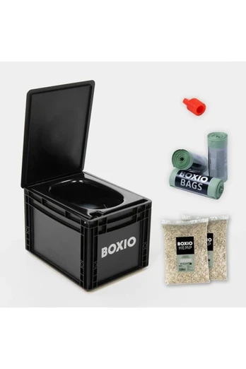 Toilet Plus Portable Separating Toilet - Black