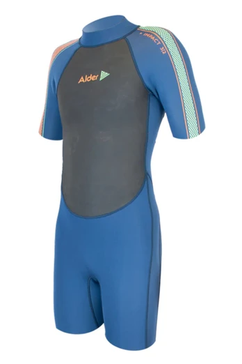Impact Junior 3/2 Shorty Kids Wetsuit - Blue Strike