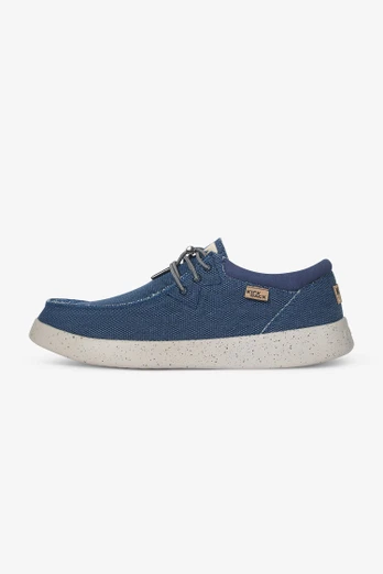 Haven Canvas Mens Lightweight Slip Ons - Denim