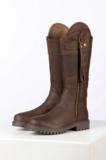 Haworth Womens Mid Height Leather Boots - Antique Tan