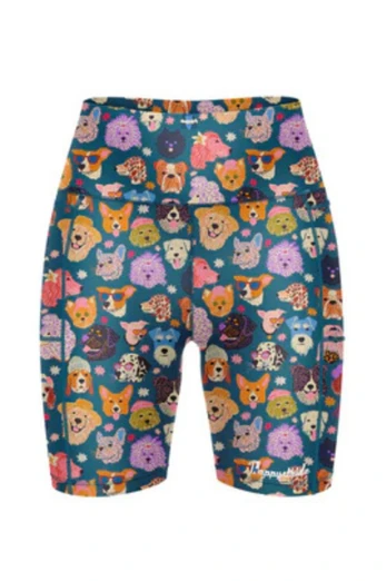 Womens Who Let The Dogs Out Fitted Shorts - Who Let The Dogs Out