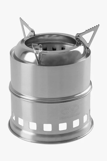 Cabar Wood Burning Camping Stove - Stainless Steel