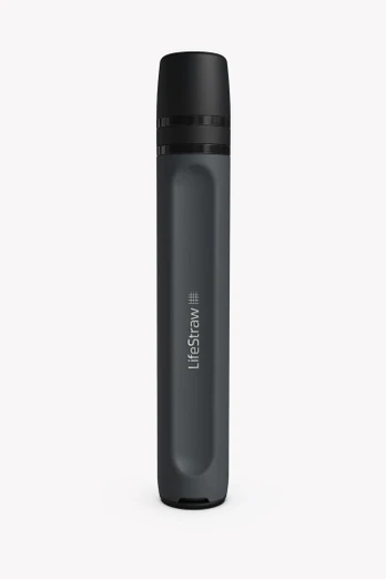 Peak Series Personal Straw Water Filter - Dark Grey