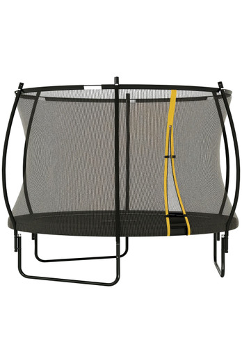 8ft Trampoline with Enclosure & Spring Cover - Black