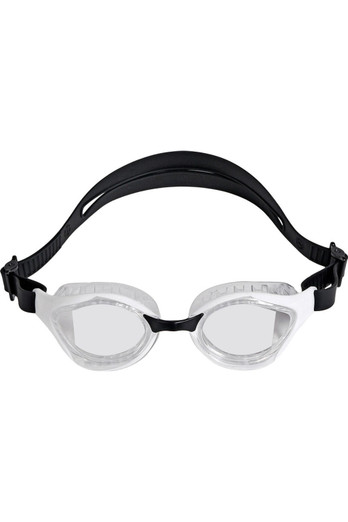 Air Bold Swipe Unisex Swimming Goggles - Clear/White